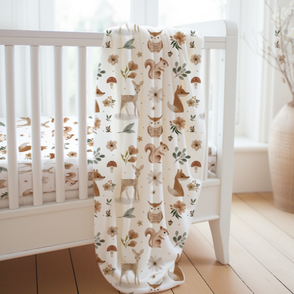 Floral Woodland Blanket