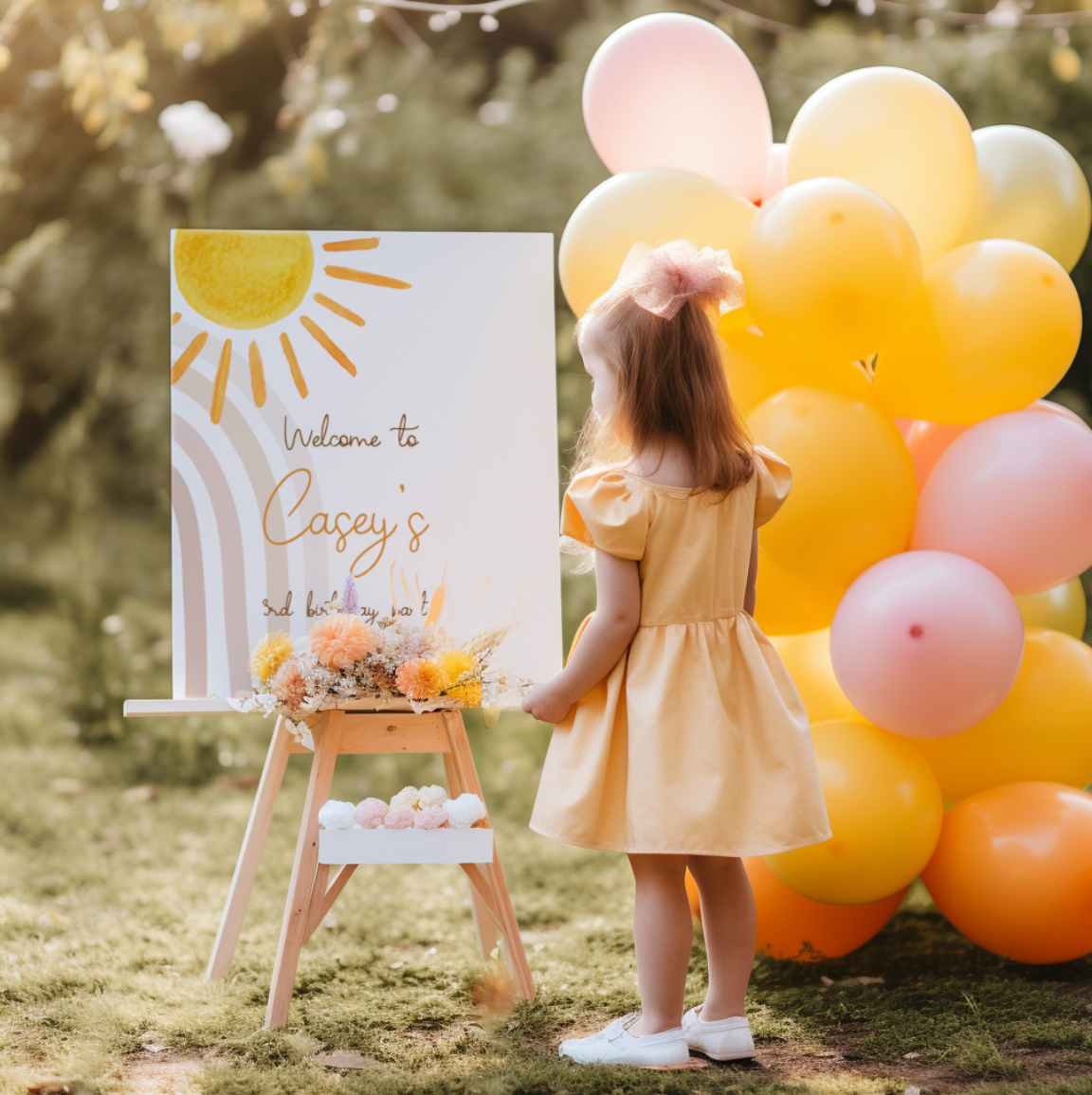 Sunshine Birthday Foam Board
