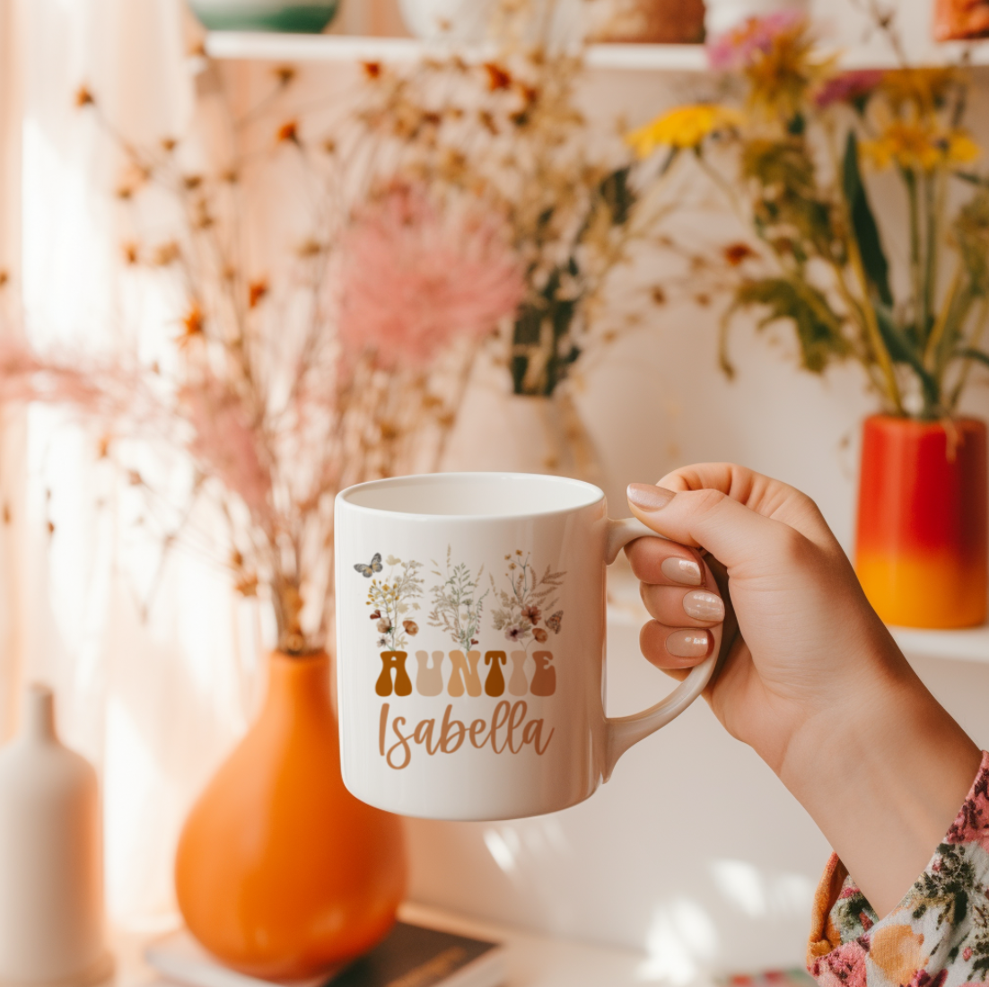 Personalized Auntie Mug