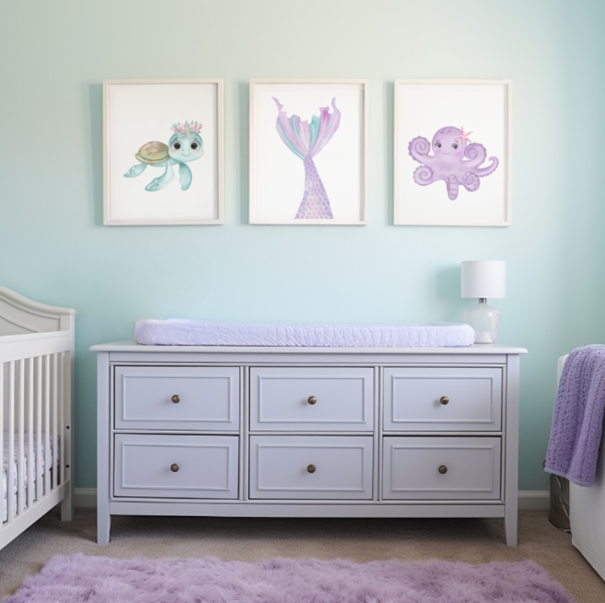 Mermaid set of 3