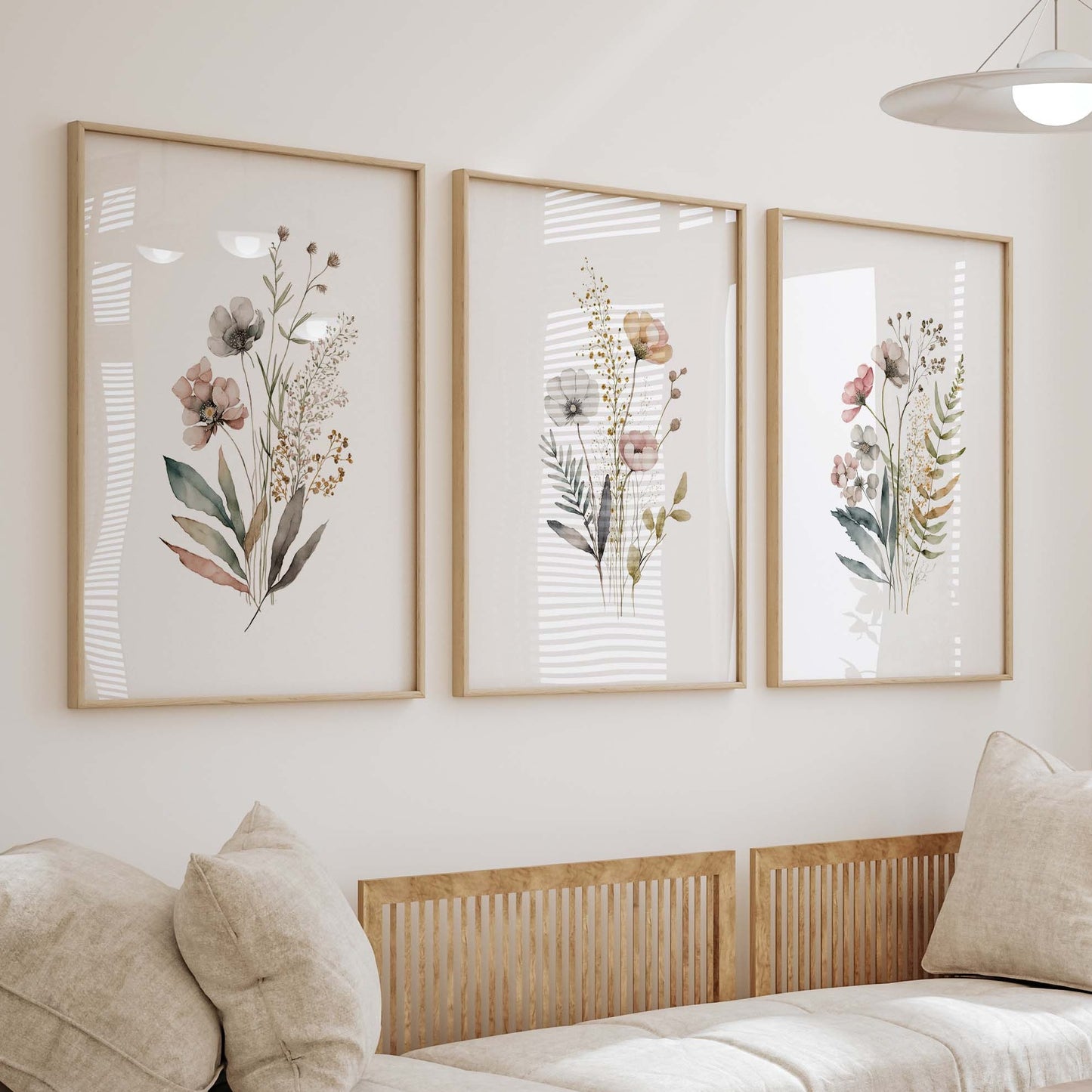 Blooming Wildflowers Set of 3
