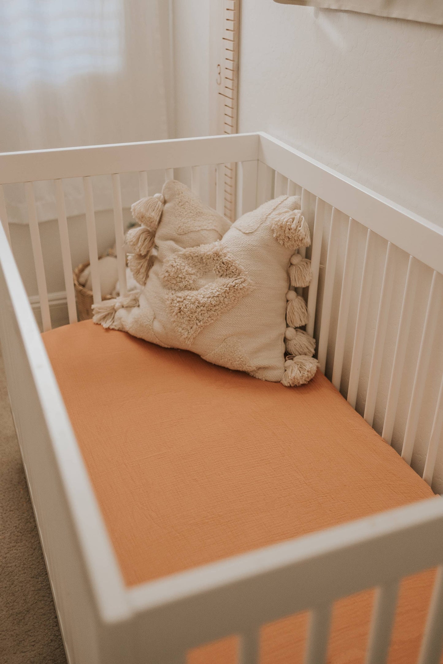 Solid Gauze Crib Sheet
