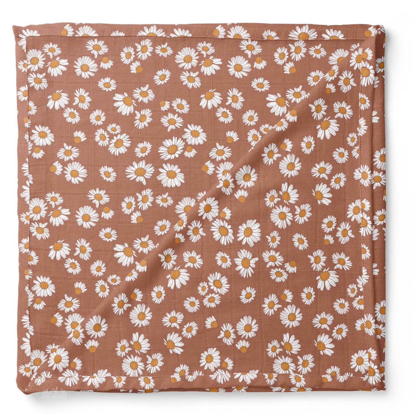Daisy Muslin Swaddle Blanket