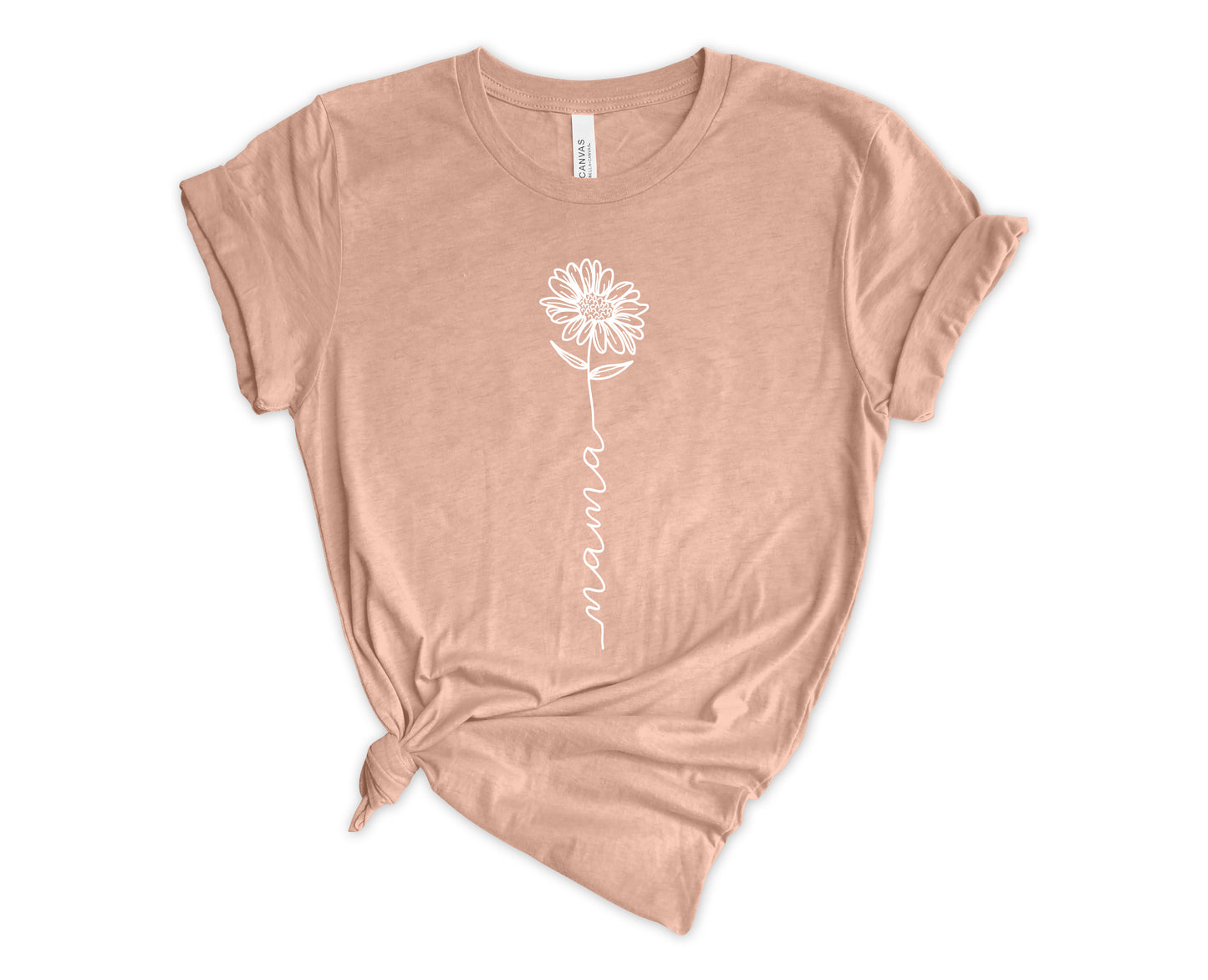 Mama Flower Stem Tee