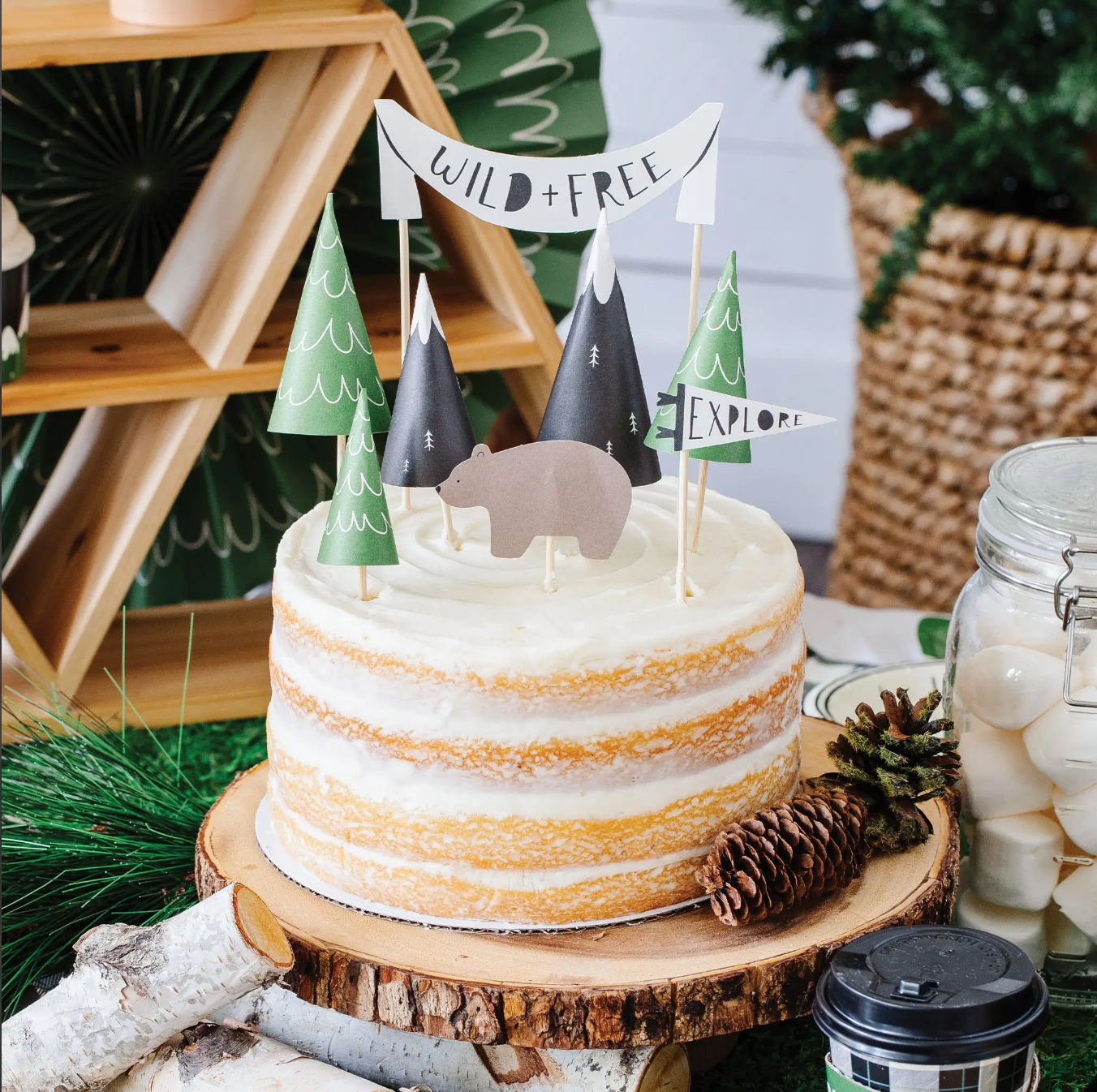 Adventure Cake Topper Set