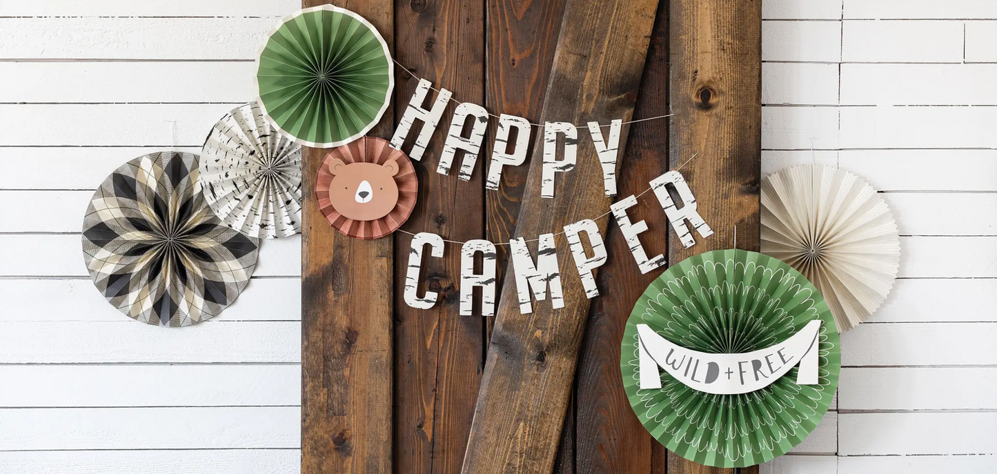 Adventure Happy Camper Banner