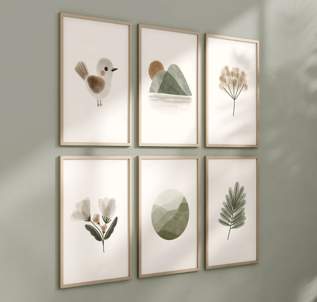 Boho Sage Art Prints