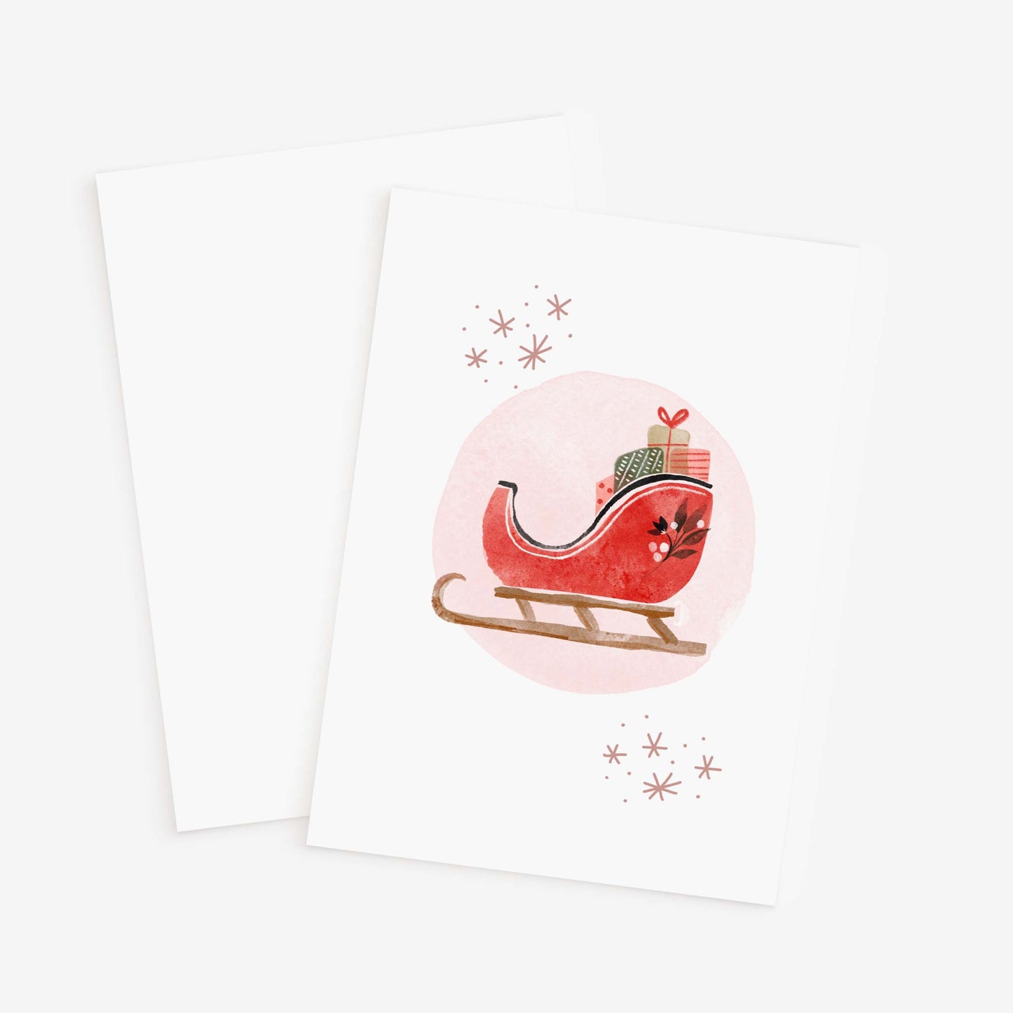 Sleigh Greeting Card