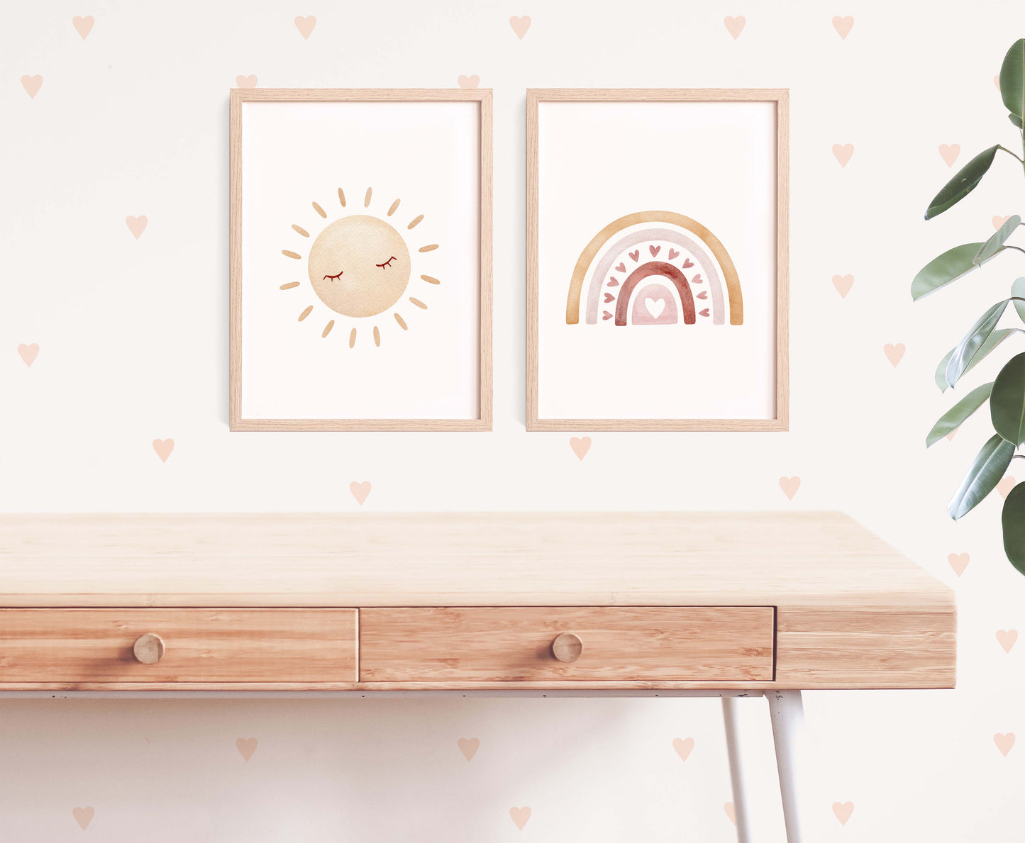 Boho Rainbow Sun Prints