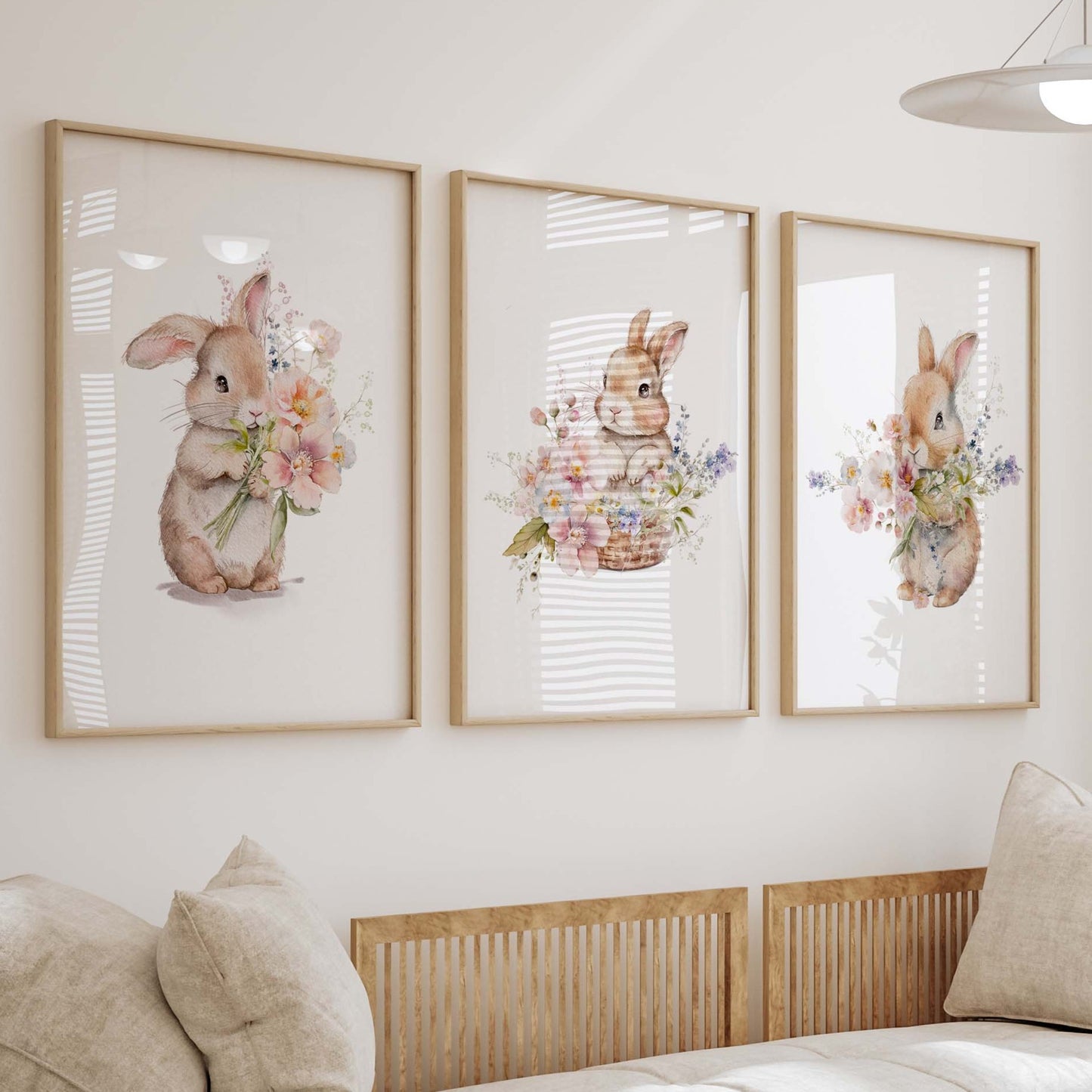 Bunny Set of 3 Prints