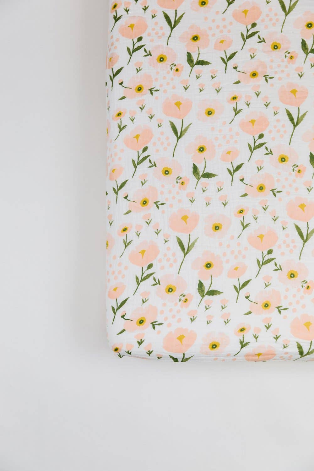 Blush Bloom Crib Sheet