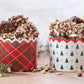 Christmas Tree Plaid Jumbo Food Cups (40 pcs)