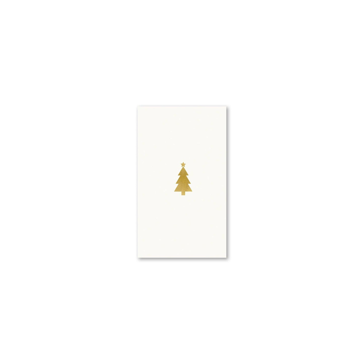 Golden Holiday Gold Tree Guest Napkins