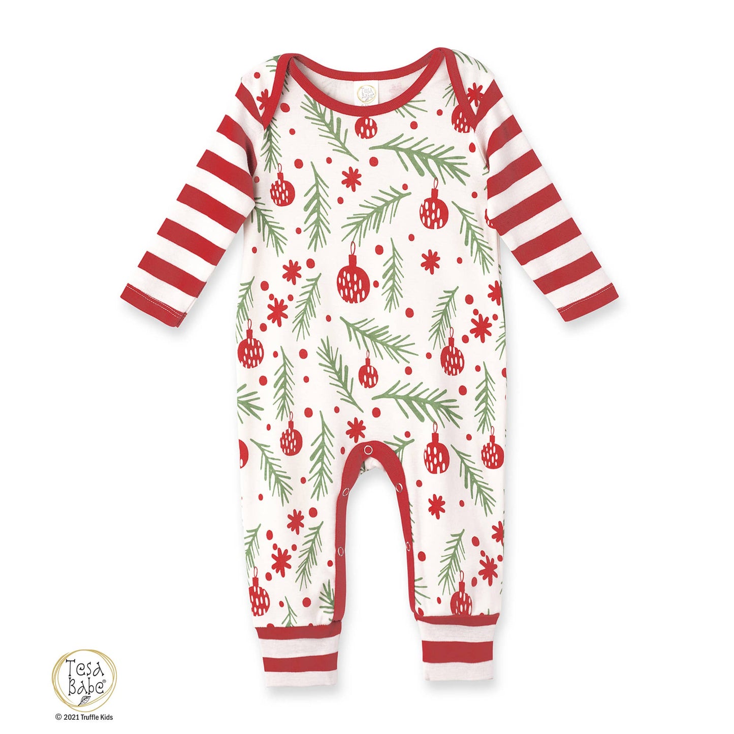 Branches & Bulbs Christmas Romper