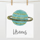 Uranus Print