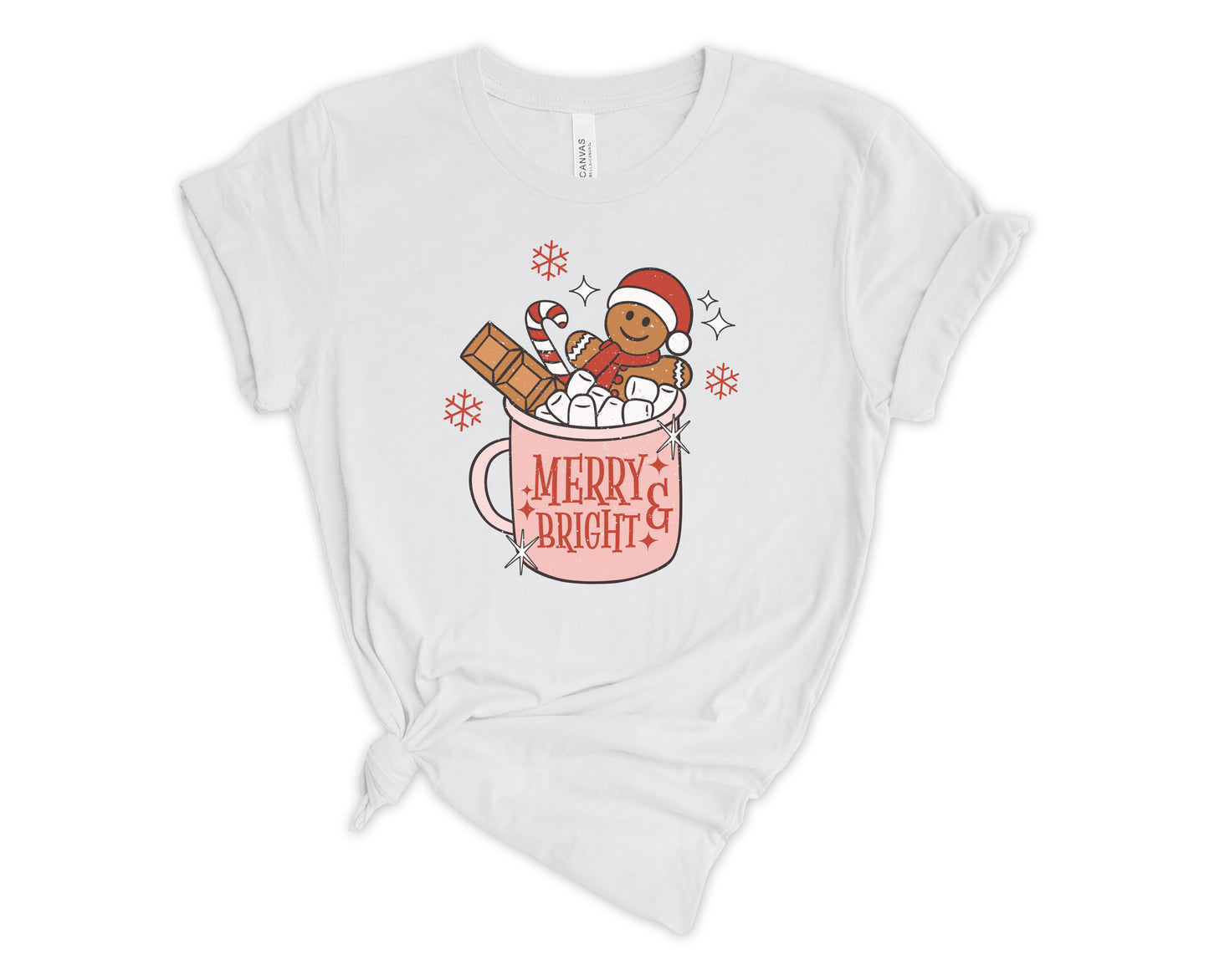 Merry & Bright GingerBread T-Shirt