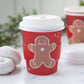 Gingerbread Man Cozy To-Go Cups - 8 pack